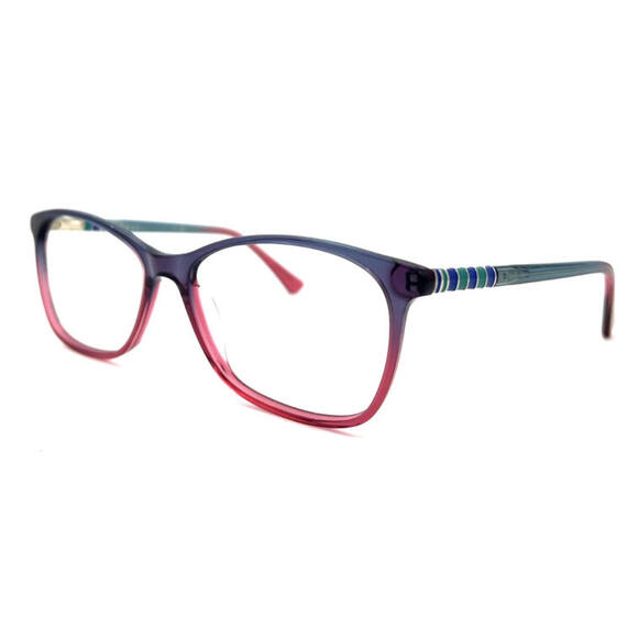 NEW NICOLE MILLER SAINT TROPEZ C03 VIOLET/ROSE AUTHENTIC EYEGLASSES 58-16-140